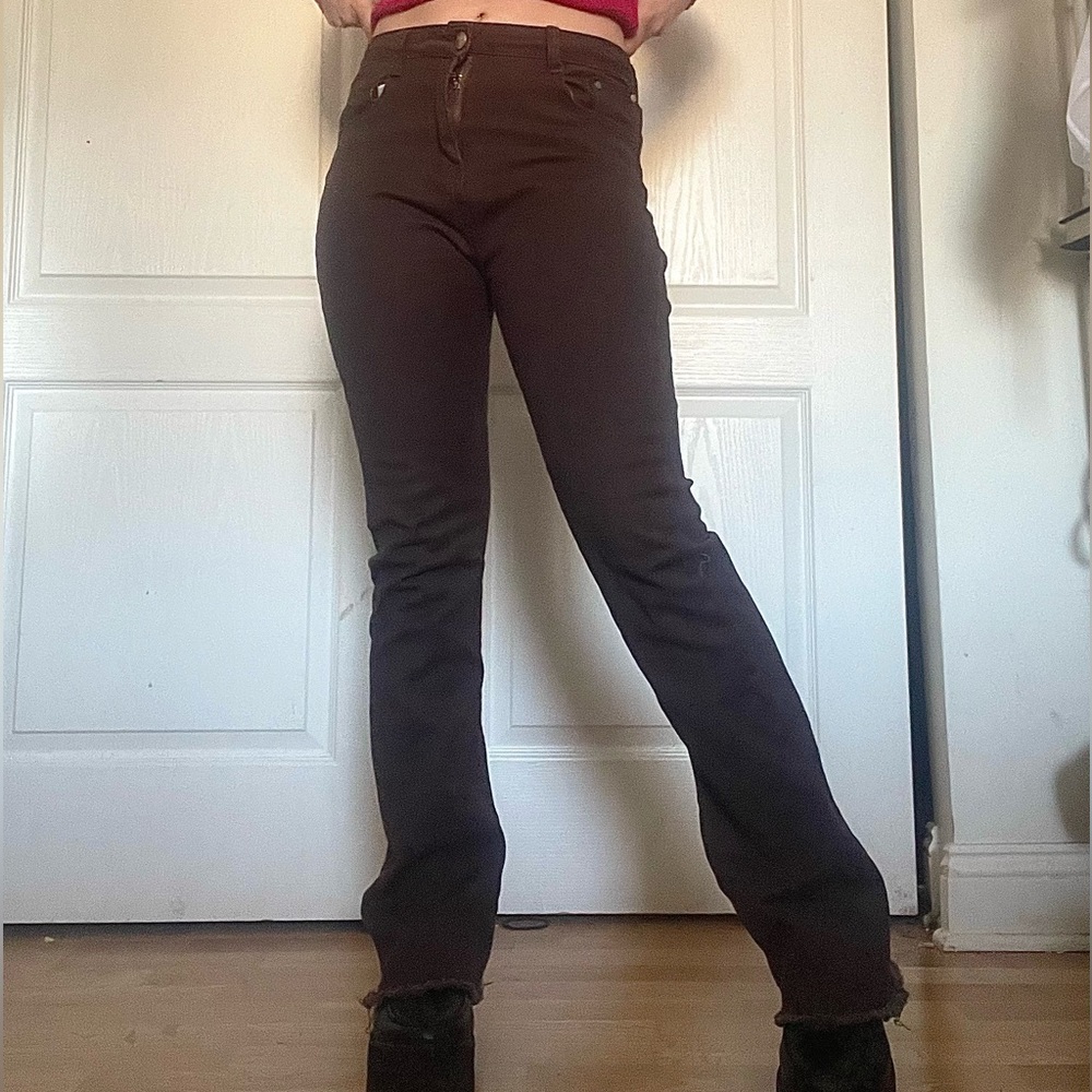 Brown Low rise Jeans